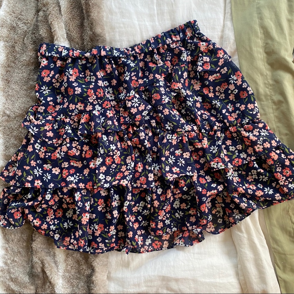 NWT Micheal Kors Floral Skirt